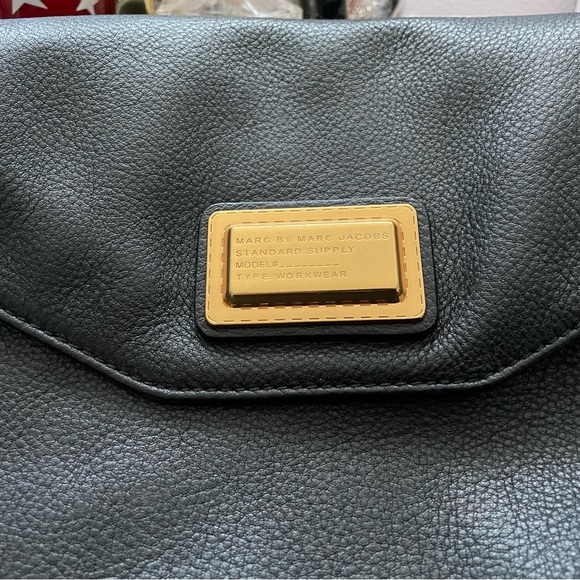 ✨Marc by Marc Jacobs Black Pebbled Leather Shoulder Bag/Crossbody Bag✨EUC - Picture 11 of 13